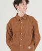 THE-ABON Foret Corduroy Oversized Shirt Camel