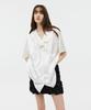 VEDERMI 100%Silk Ruffle Blouse