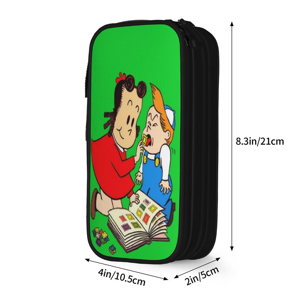 Large Pen Box Littles Lulus Office Accessories Double Layer Pencilcase Women Makeup Bag Birthday Gift