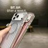 Madingas 3D bagažo gofruotas magnetinis telefono dėklas, skirtas iPhone 17 Pro Max 16 15 14 13, su TPU bamperiu, belaidžio įkrovimo apsauginiu dangteliu