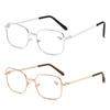 Klassische hochwertige Halbrand-Lesebrille Herren Vintage Natur Originalstein Alterssichtigkeit Brille Dioptrie +1.0 bis +4.0