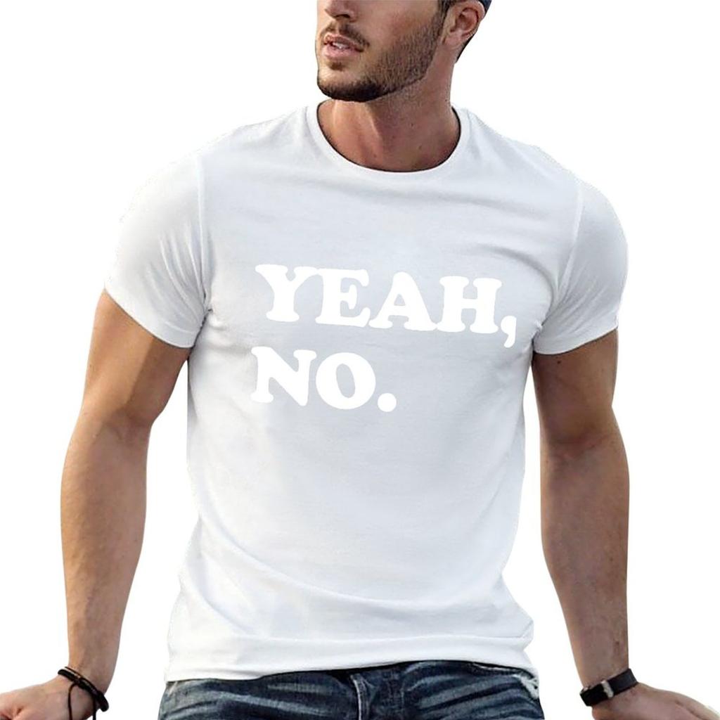 Yeah No Tshirt T Shirts For Unisex Graphic Vintage Essential T Shirt Cotton T Shirt Unisex Tshirt