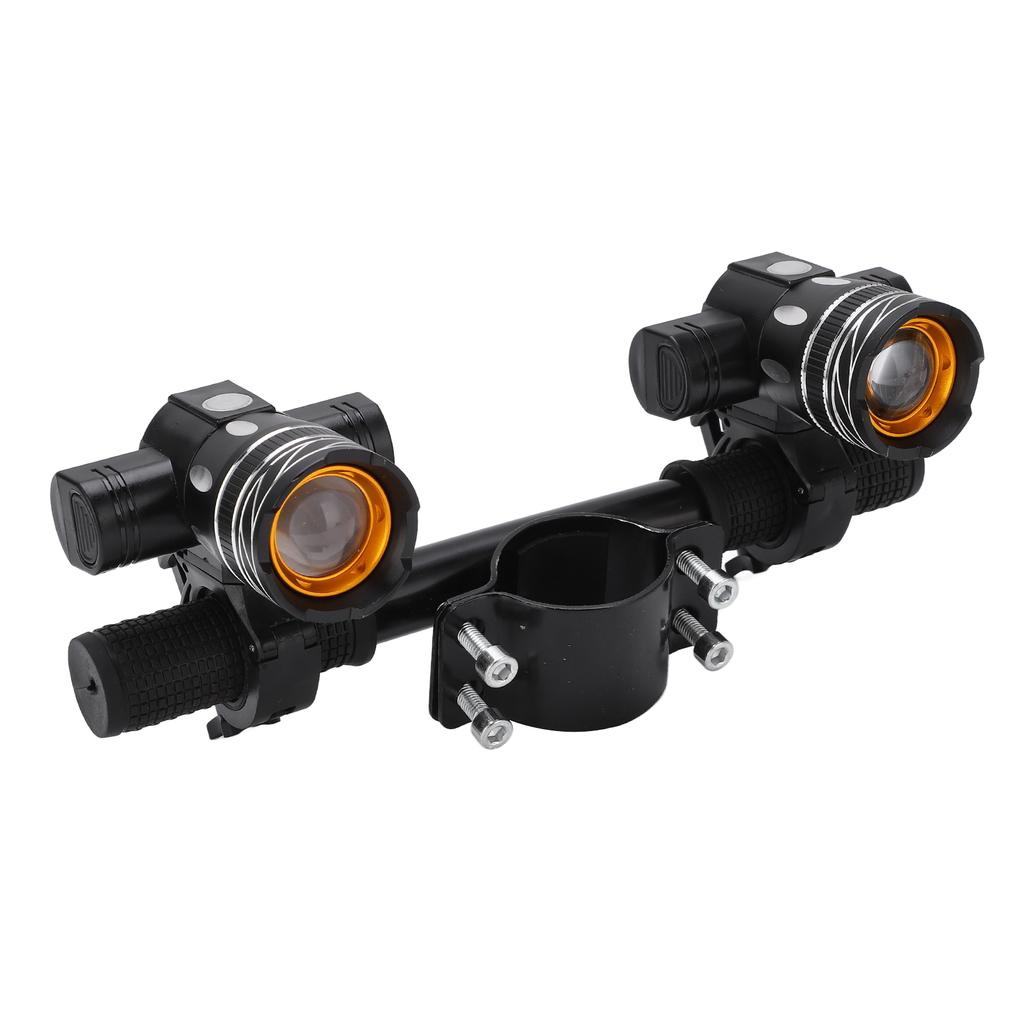 Front Dual T6 Headlights Child Handrail Front Light for Ninebot ES Series Electric Scooter