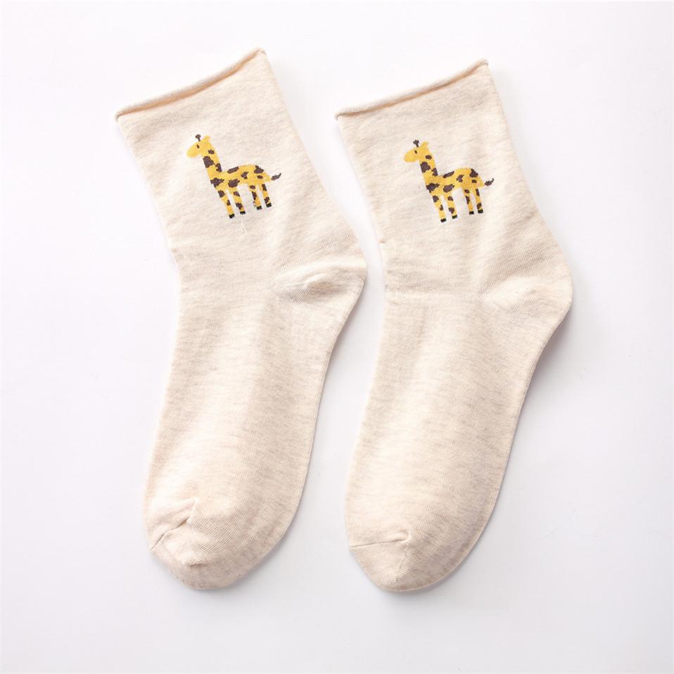 Neue Baumwolle Knöchel Flamingo Socken Frauen Harajuku Frau Lustige Socke Winter Wein Socke Glückliche Mädchen Socke