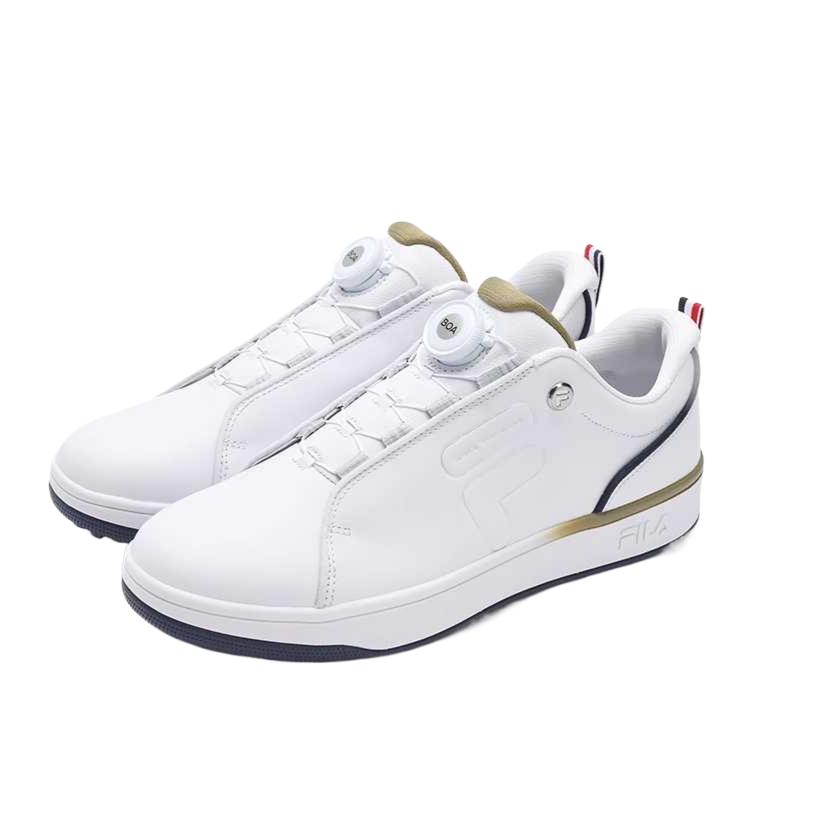 Fila GF 1911 Trainer Chaussures de Golf Mode Confortables Tige Basse Homme sneaker Blanc A12M511711F-WD
