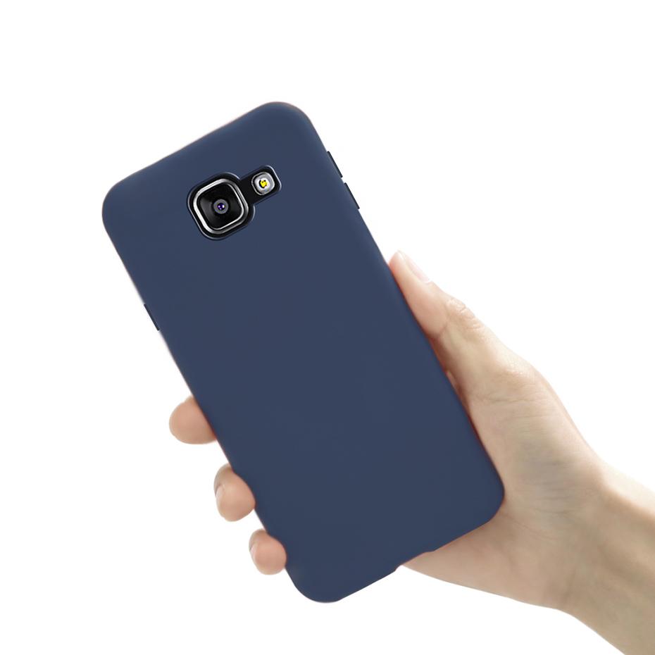 For Samsung A5 2016 2017 Case Soft Colored Silicone Phone Case for Samsung Galaxy A 5 A5 2016 2017 A510F A520F Cover Fundas Case