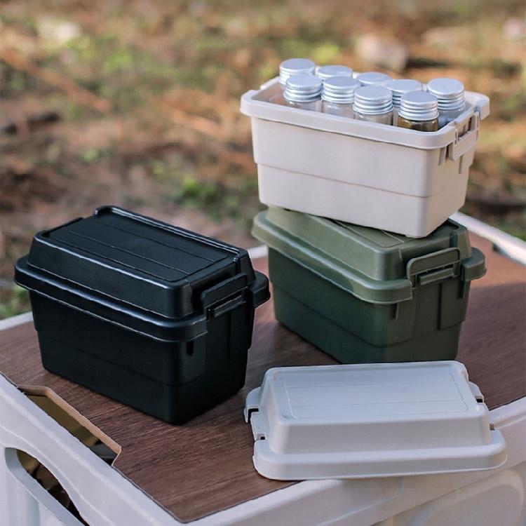 Outdoor Camping Mini Storage Box Nonslip Sundry Box Desktop Container Case
