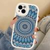 Indian Pattern Mandala Leather Phone Case For IPhone 15 14 13 Pro Max 12 11 16 Plus Phone Cover