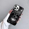 Skull Dracula Vampire Bats Horror Phone Case Cover For iPhone 17 Air 15 16 14 13 12 Pro Max 11 Pro Max Plus Coque