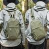 Convertible Sling Backpack Lightweight Nylon Crossbody Bag Large Capacity Travel Daypack Single Shoulder Hiking Backpack Unisex