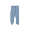 Solid Color Logo Print Drawstring Cuffed Sweatpants Women Bottoms Blue VN0A7ROXBD2