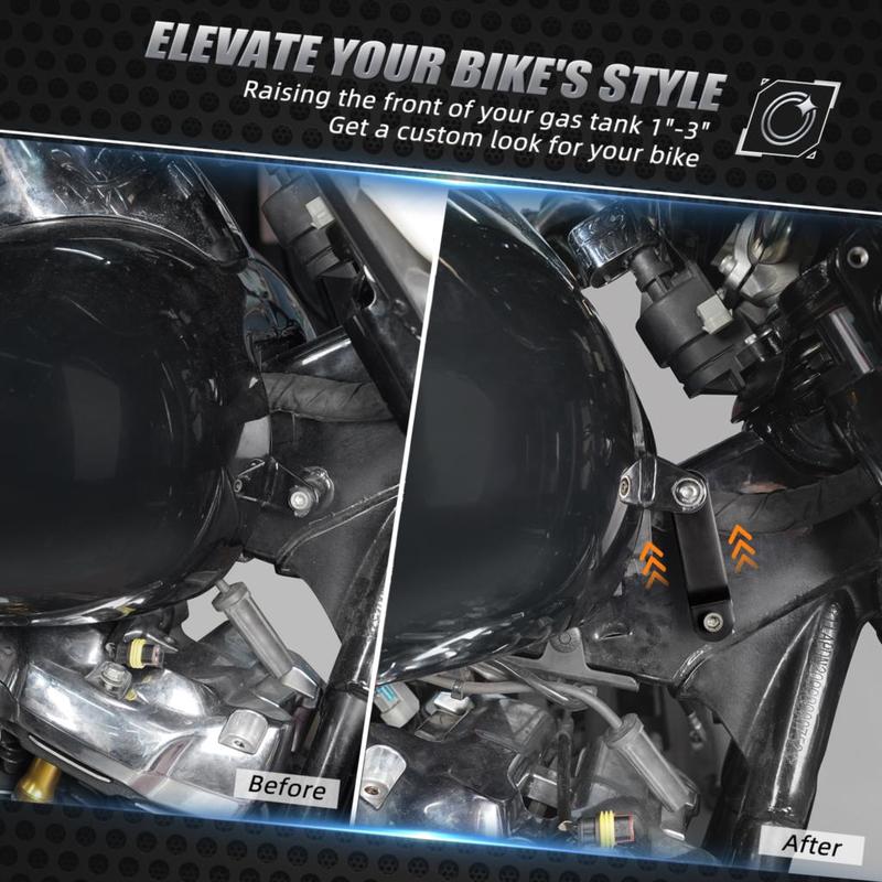 1.1/1.5/2/2.56/ 3" Tank Riser Bracket Lift Kit For Harley XL1200X 2010-2018 Iron 883 XL883N 2009-2018 Sportster 883 XL883L 12-18