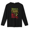 Womens TEQUILA TACOS AND BEST FRIENDS T Shirt Taco Tuesday Round Neck Black vintage Washed Unisex Stylish designer clothes