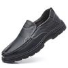Mode Mode Lässige Rindsleder Slipper für Herren Frühling Herbst Weichsohlige Neue Designer Herrenschuhe Einfarbig Fahrschuhe Männlich