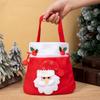 Christmas Candy Bag Winter Holiday Pouch Drawstring Goodie Bag For Christmas For Jelly Lollipops Chocolate Toys During Preschool