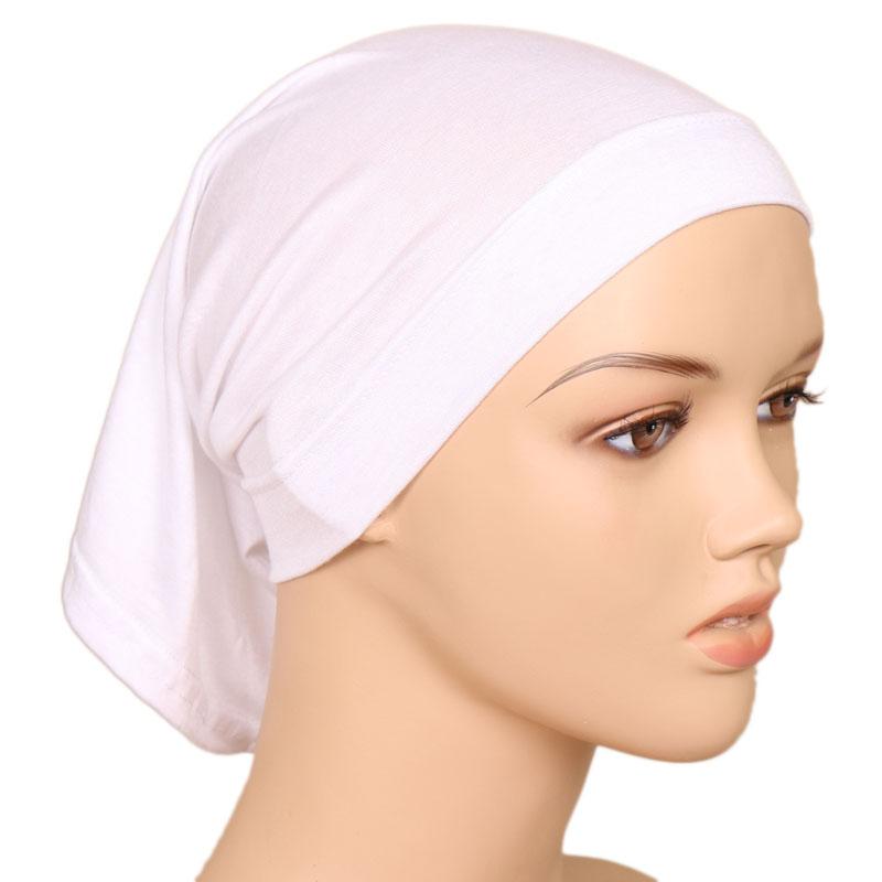Muslimischer Unterturban Hijab Ninja Innenmütze Damen Chemo-Mütze Haarausfall-Abdeckung Beanie Mütze Kopfbedeckung Dehnbarer Kopfschal Tuch