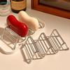 Stainless Steel Soap Dish Rack - Drainable Soap Holder for Bathroom & Kitchen, Anti-Slip Soap Stand Organizer