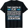 NIEUW BEPERKT De Aarde Is Plat Grappig Flat Earth Society Grafisch T-shirt S-5XL Unisex T-shirt