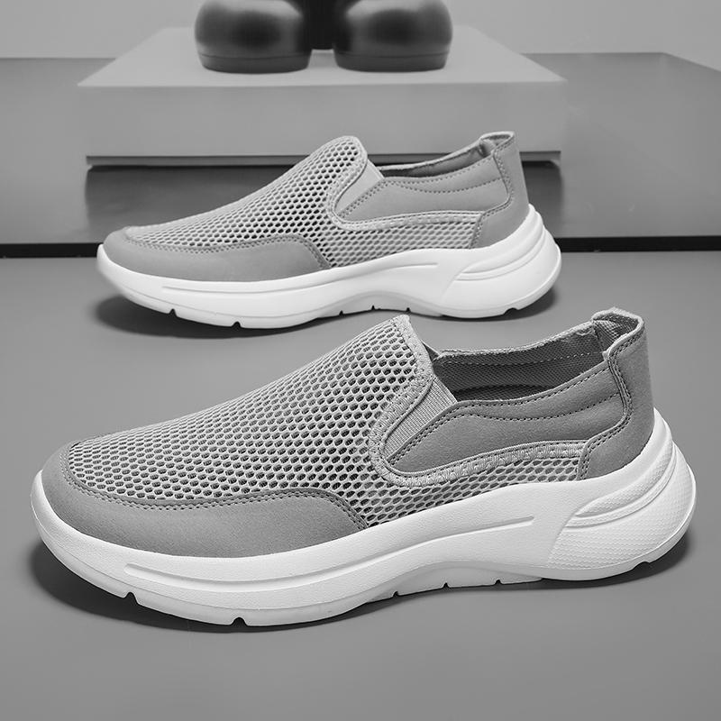 Fashion New Men's Casual Shoes Breathable Mesh Large Size Lightweight Summer Sports Shoes Fashionable Running Shoes