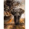 Full 5D Diy Diamond Painting Forest Elephant Embroidery Cross Stitch Home Decor Handmade Gift