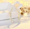 Korean Style Multi-Zircon S925 Sterling Silver Earrings: Elegant & Versatile Design for Women
