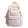 Schoolbag Star Printed Backpack Girls Middle School Middle School High School Students Teens Large Capacity Lightweight Schoolbag Girls Wind Backpack