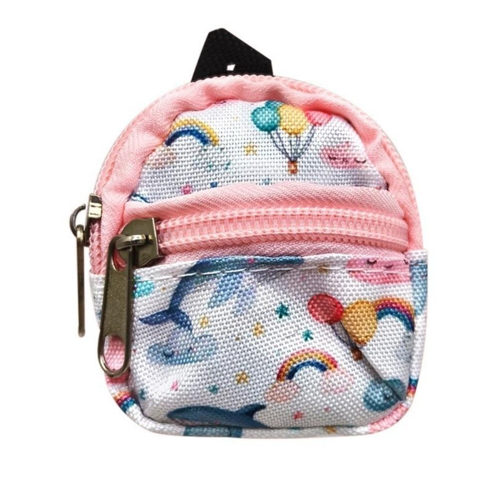 Fashion Keychain Child Gift Rucksack Doll Bag Travel Case Mini Backpack