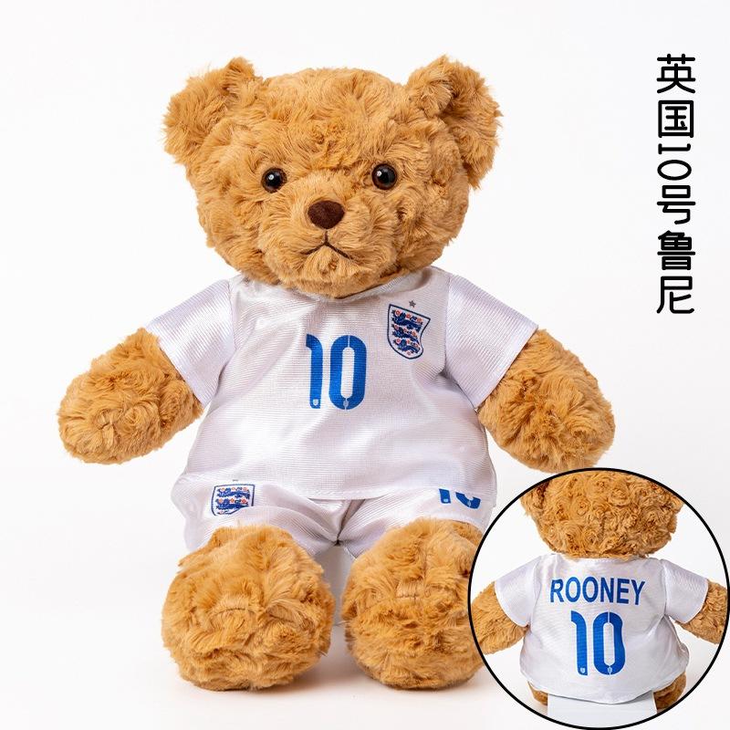 Jucărie de pluș mascota Cupei Europene 2024 Ursuleț de pluș Fotbal Păpușă Păpușă Macy Decorare Cadou pentru băieți