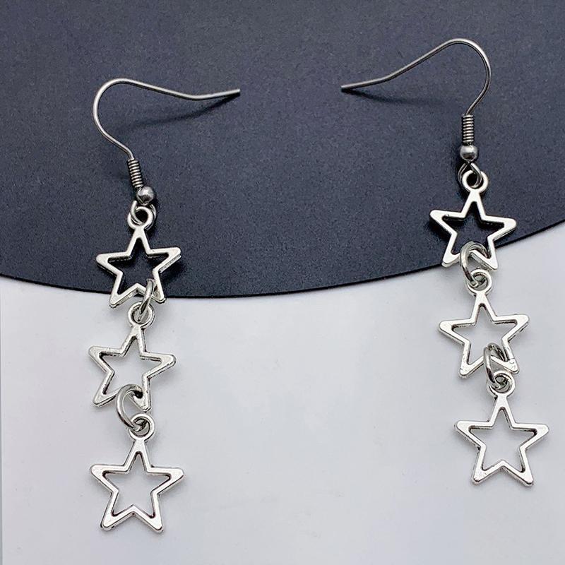 Y2K Sterren Oorbellen Ster Godin Ketting Sterren Cadeaus Moderne Sterren Bedel Oorbellen Hangende Oorbellen