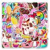 54 Colorful Cartoon Graffiti Stickers: Cute, Waterproof DIY for Phone Cases & Suitcases