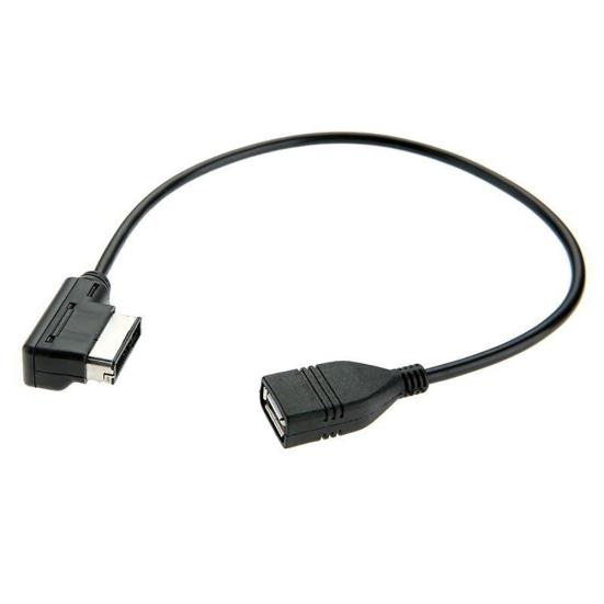 AMI MMI AUX için Araç Müzik Arayüzü Au-di için USB Adaptör Kablosu Flash Sürücü