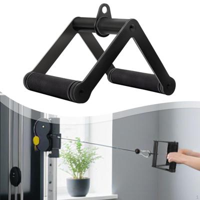 Double D Row Handle V Bar Comfortable Grip LAT Pulldown Attachment Cable Machine for