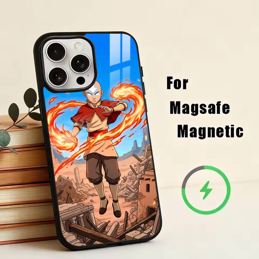 Avatar The Last Airbender Phone Case For iPhone17,16,15,14,13,12,11 Plus,Pro Magnetic with Magsafe Wireless Charging