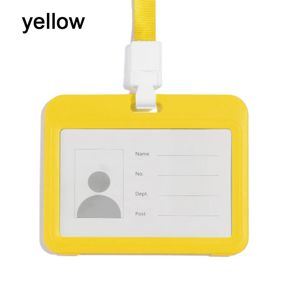 Badge Holder Waterproof ID Card Holder Protective Sleeve Vaccination Record Card Card Protector