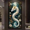 Mosaïque Diamant DIY Dragon Blanc Diamants Grande Taille Peinture Perçage Complet Animal Strass Broderie Bijoux Kits Point de Croix Décor Mural