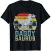 Daddysaurus T Rex Dinosaur Papa Saurus Familien Partnerlook T-Shirt(1)