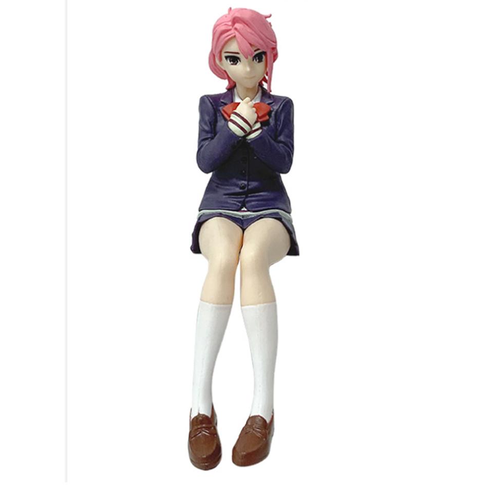 New Anime Dandadan Ayase Momo Shiratori Aira Sitting Posture S.H.Figuarts Transformed Assembly PVC Action Figures Figure Toy Gift