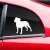Funny Staffordshire Bull Terrier Dog Pet Lover Vinyl Decal Truck Boat Bumper Sticker