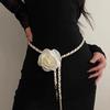 Premium Flower Waist Chain Women'S Dress Waist Thin Belt Decoration Trendy