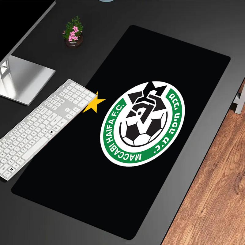 Maccabi Haifa Fc Crest Mouse Pad, Rubber Base, Esports Desk Mat, Mouse Pad for Gamers and Office Use, Gaming Desk , Easy To Clean Mat