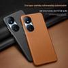 Honor Play 50 Plus Cowhide Leather Protective Cover with Litchi Pattern