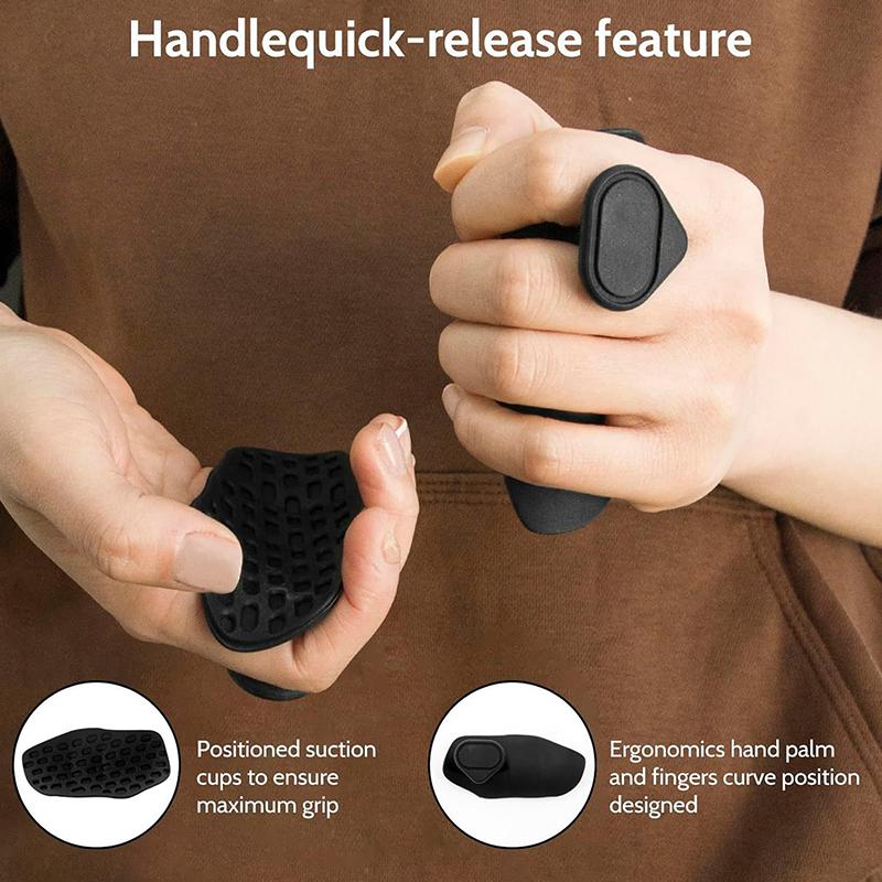 2 Pezzi Gym Grips Impugnatura Antiscivolo Guanto Sollevamento Pesi Allenatore Portatile per Dita Impugnature Confortevoli per Allenamento per Esercizio di Sollevamento Manubri