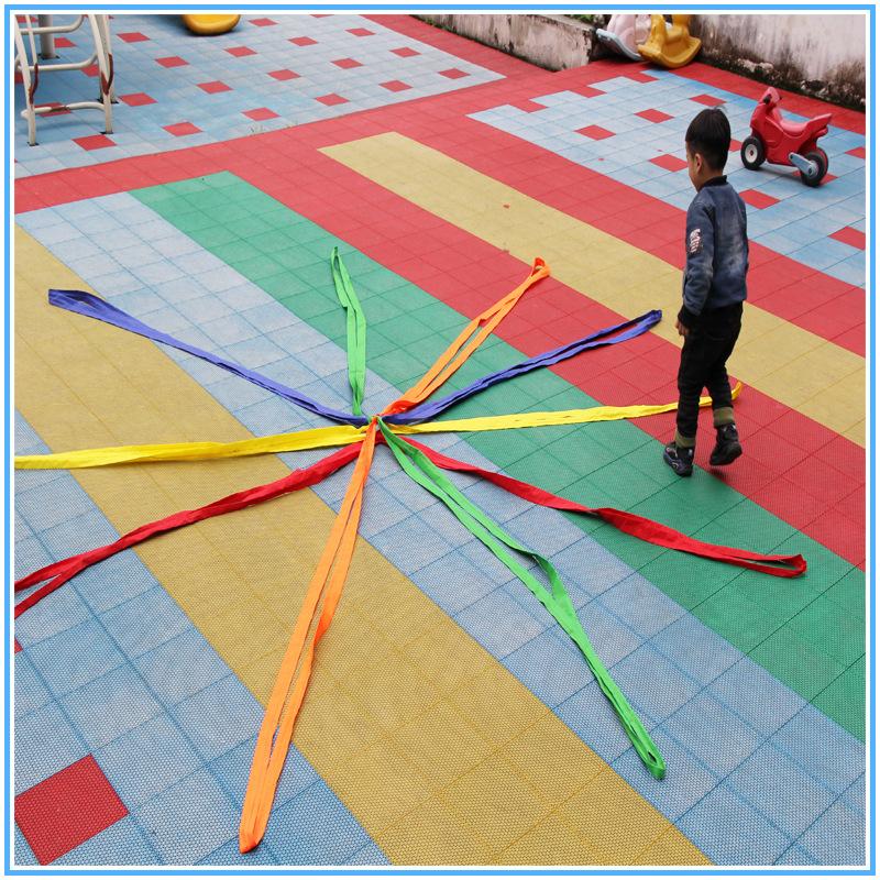 Kindersport im Freien Kooperatives Spiel Seil Zehn-Wege-Spannseil Sensorische Integration Lehre Eltern-Kind Interaktives Spiel