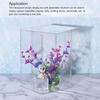 Transparent Display Case Countertop Box Organizer Stand Dustproof Protection Showcase Storage Box