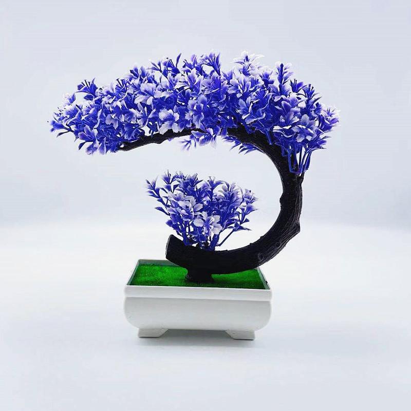 Pinus Hwangshanensis Künstlicher Bonsai Plastiktopf Dekorative Pflanze Für Wohnzimmer