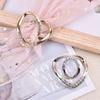 Heart Scarf Brooches Silk Scarf Buckle Brooch Women Shawl Ring Clip
