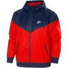 Sportswear Windrunner Colorblock Hooded Woven Jacket University Red Obsidian Men DA0002-657