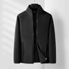 Large Size Outdoor Sweater Plus Fat Plus Size Winter Men's Jacket with Fleece and Thicker.