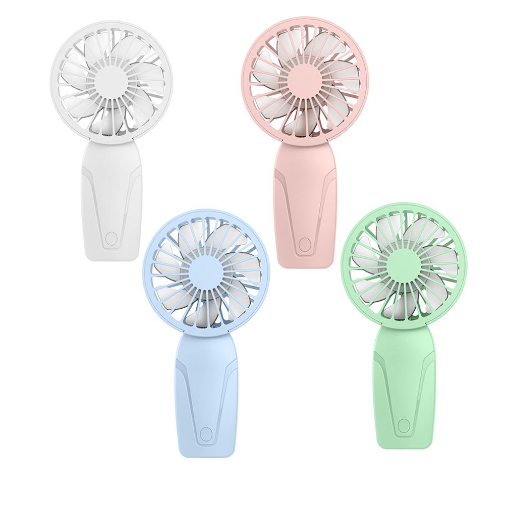 Portable Handheld Fan USB Rechargeable Personal Fan 3 Speeds Pocket Fan Compact Cooling Fan for Home Office Outdoor