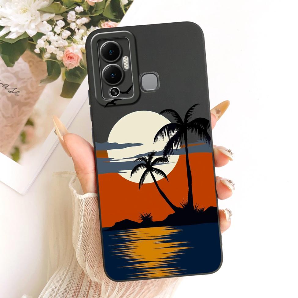 Casing For Infinix Hot 12 Play Cover Fashion Cartoon Cute Funny Painted Silicone Phone Case For Infinix X6816 X6816C